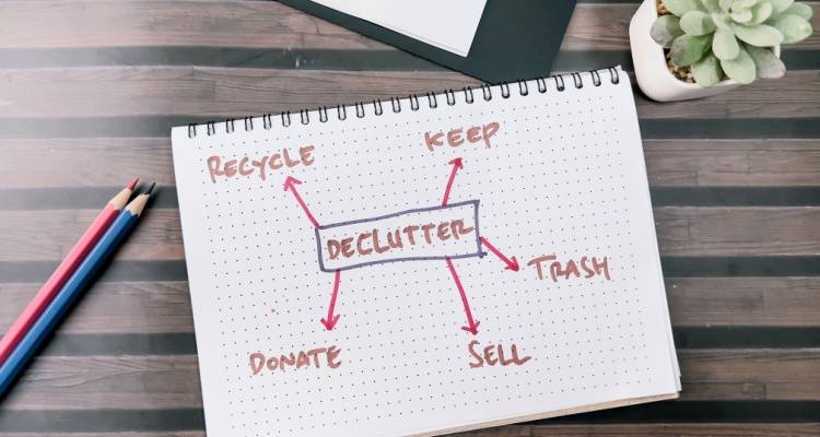 decluttering