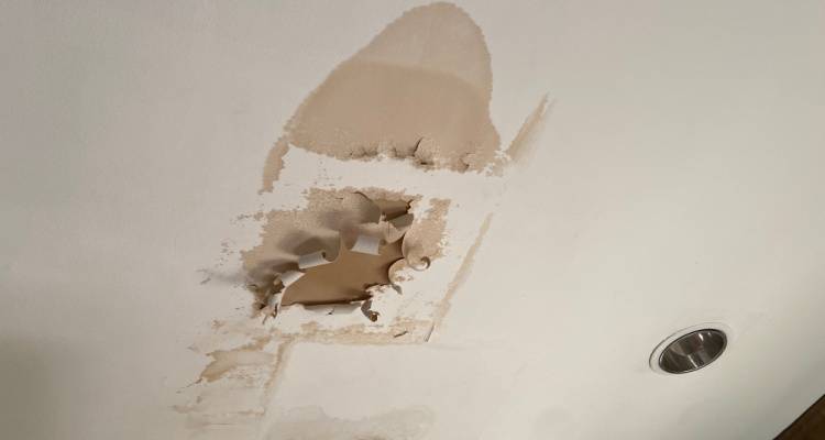 worn plaster