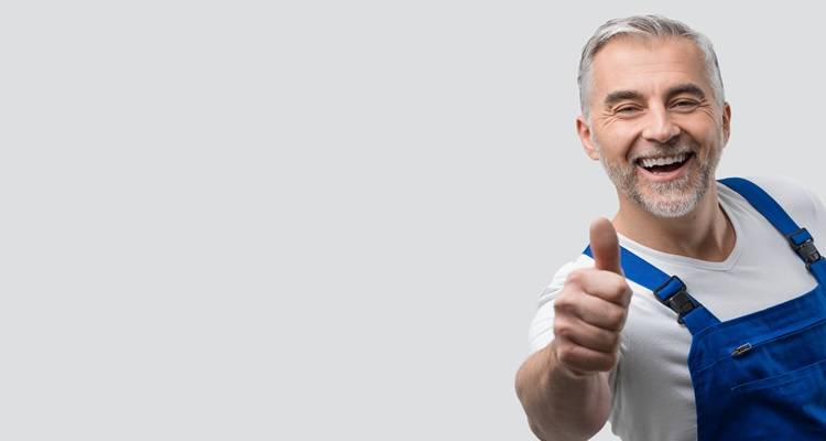 man giving thumbs up