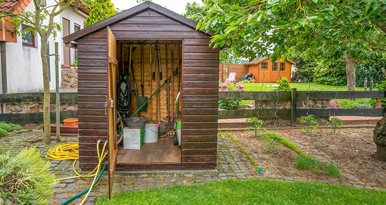 open garden shed