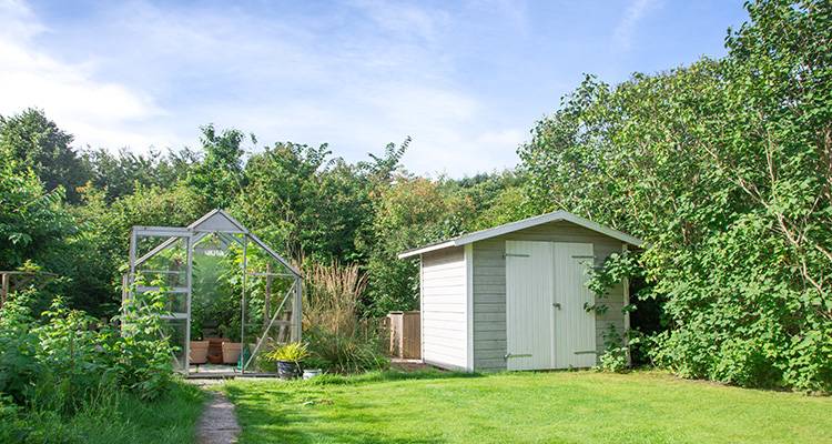 metal garden shed