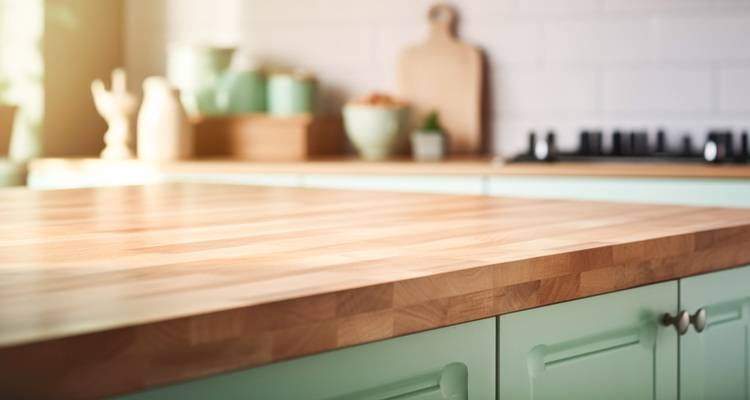 wooden worktop