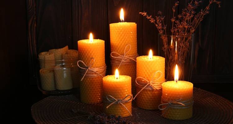 beeswax candles