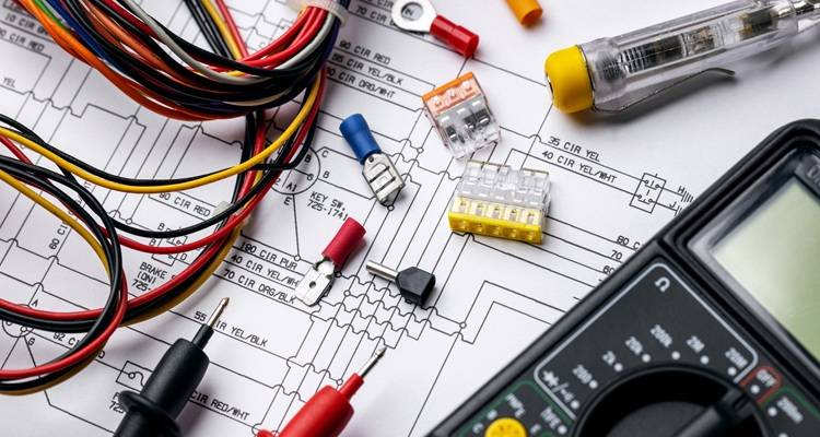 multimeter and crimps