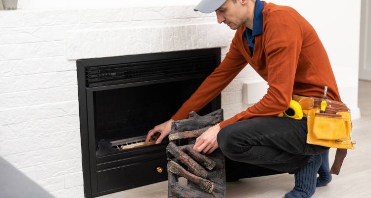 fixing an electric fireplace