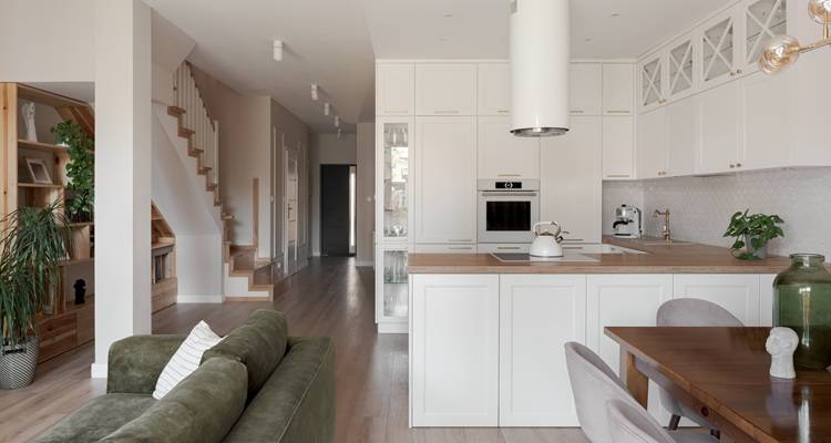 kitchen and hallway