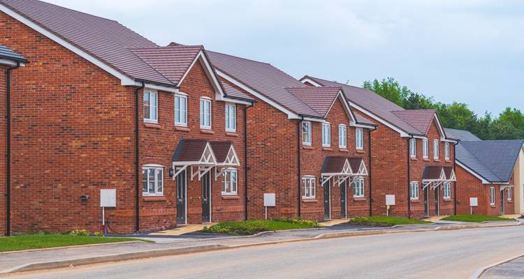 newly built houses