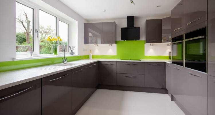 lime kitchen splashback