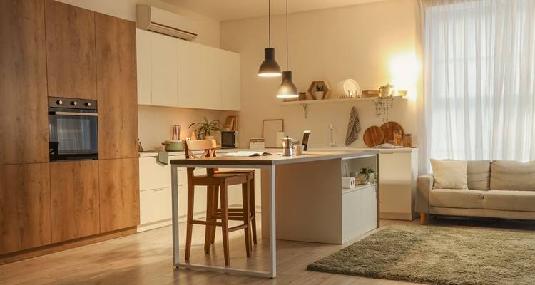 lights in kitchen