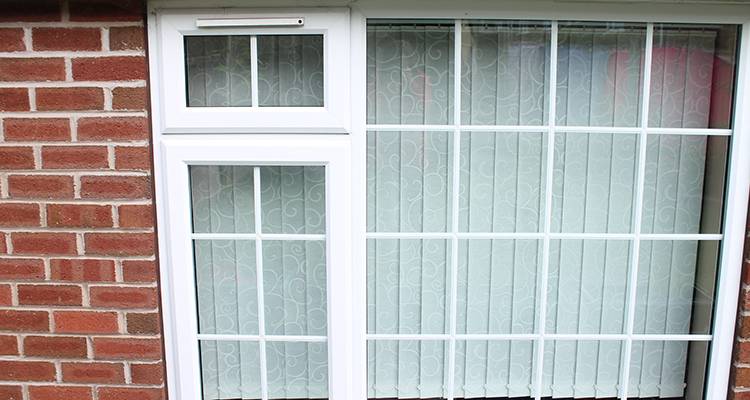 double-glazed windows